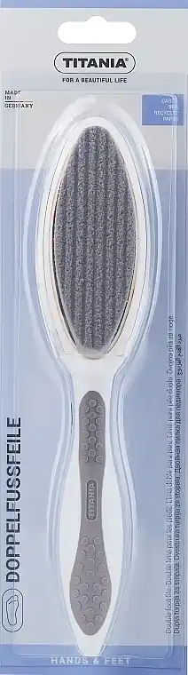 Double-Sided Pedicure File, Pumice, Sandpaper, blue