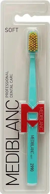 Soft Toothbrush, turquoise - Bath and Body