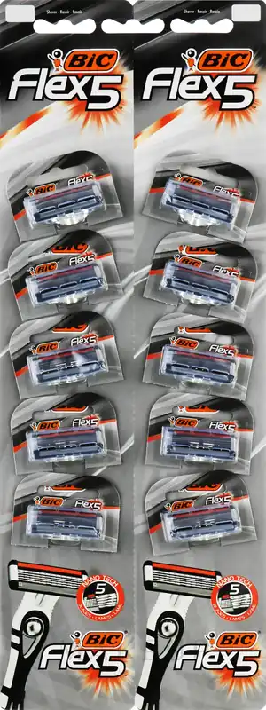 Men Razor "Flex 5", 10 pcs