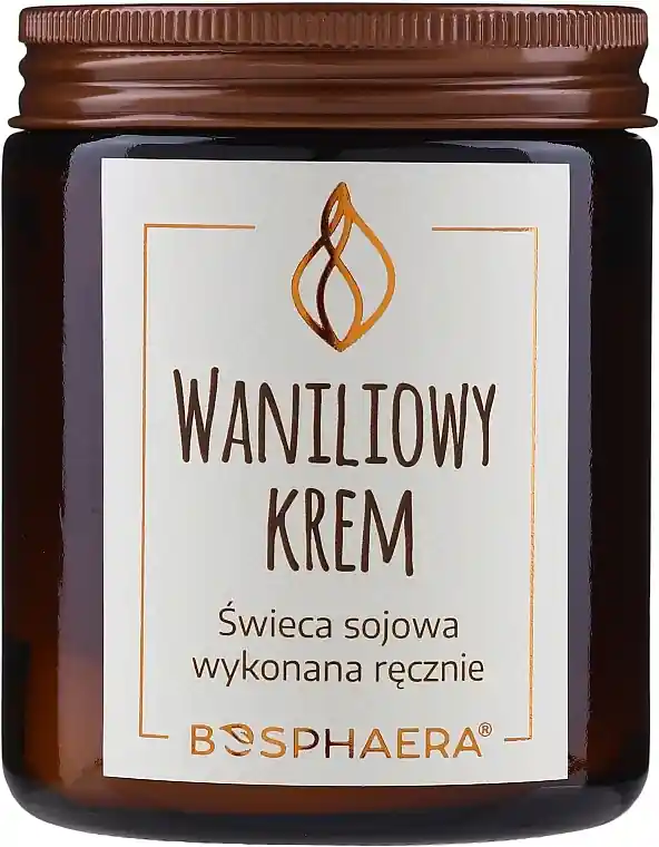 Scented Soy Candle "Vanilla Cream" - Bath and Body