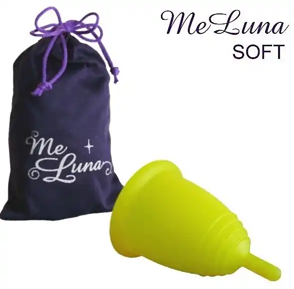 Menstrual Cup with Stem, XL size, golden - Accessories