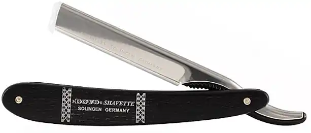 Straight Razor-Shavette, ebony