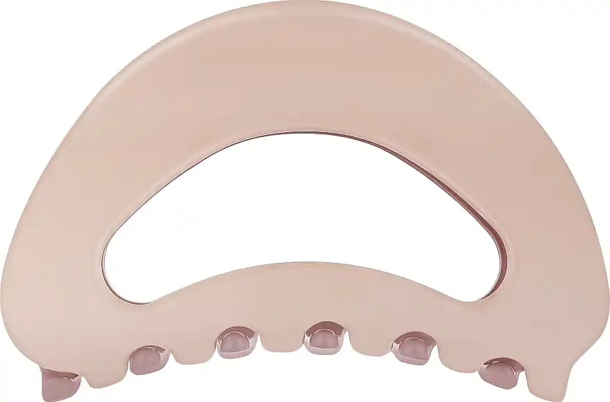 Hair Claw Clip 28724, Glossy Beige - Accessories