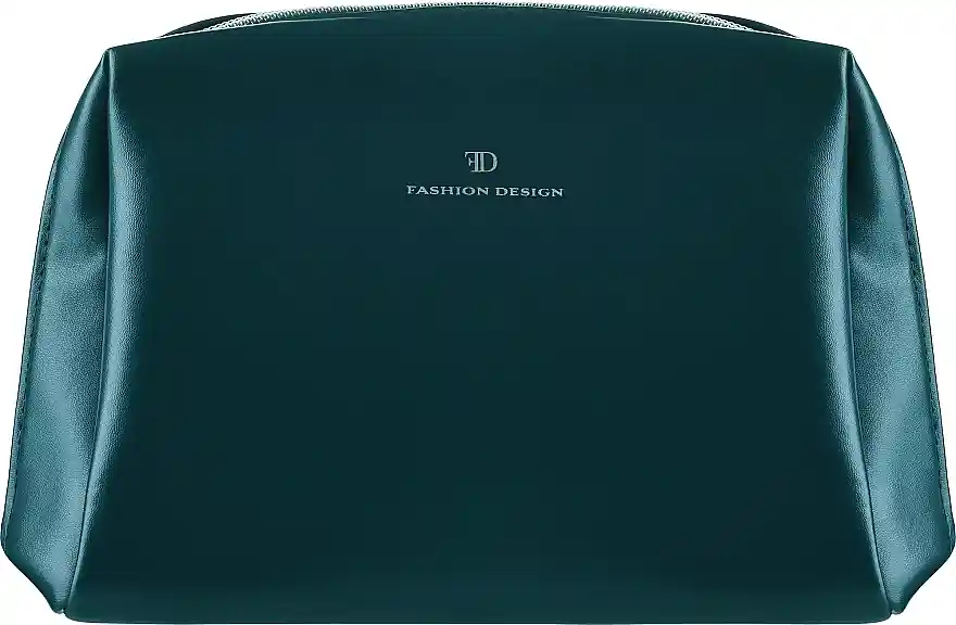 Women's Cosmetic Bag, 99397, Dark Green - Accessories