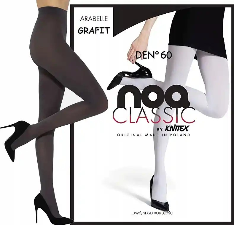 Tights 'Arabelle' 60 Den, graphite - Clothes