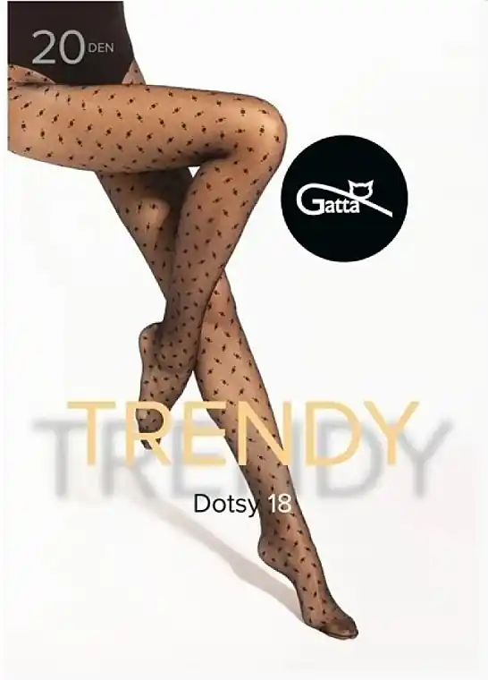 Tights 'Dotsy W.18' 20 Den, nero - Clothes
