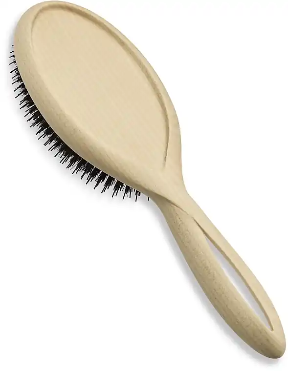 Maple Wood Hairbrush with Natural Bristles - Accessories