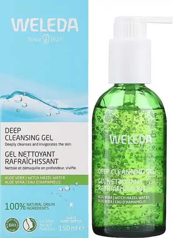 Organic Aloe and witch Hazel Deep Cleansing Gel - Skin Care Products