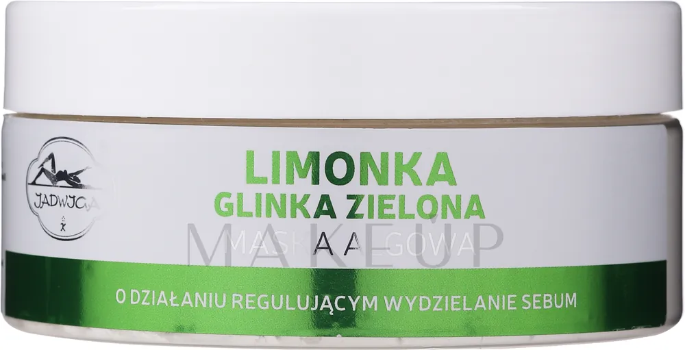 Sebum-Regulating Face Mask "Lime & Green Clay"