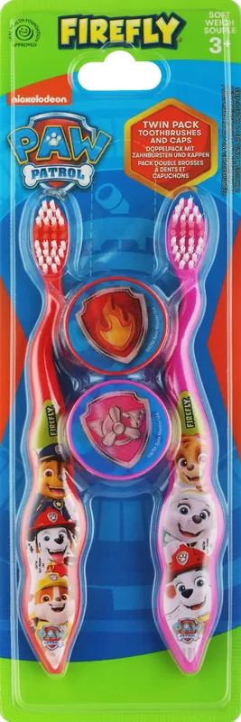 Kids Toothbrush Set with Caps, 2 pcs - Bath and Body