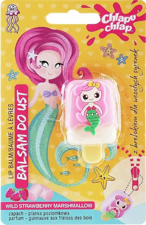 Little Mermaid Lip Balm, strawberry - Skin Care Products