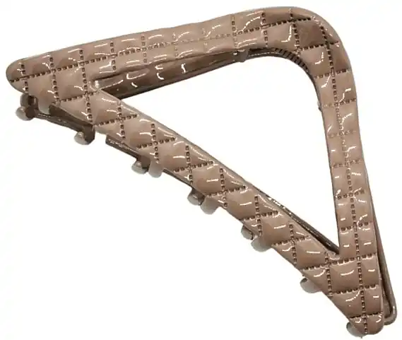 Triangle Hair Clip, brown - Accessories