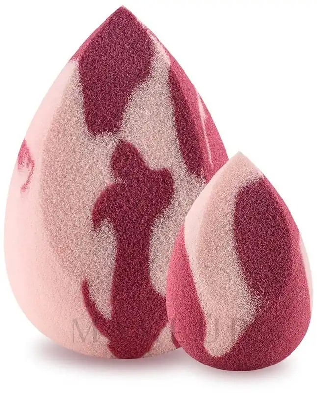 Sponge Set, slanted pink-berry/mini slanted pink-berry