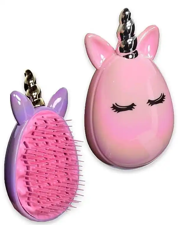 Unicorn Baby Hair Brush C776, purple - Accessories
