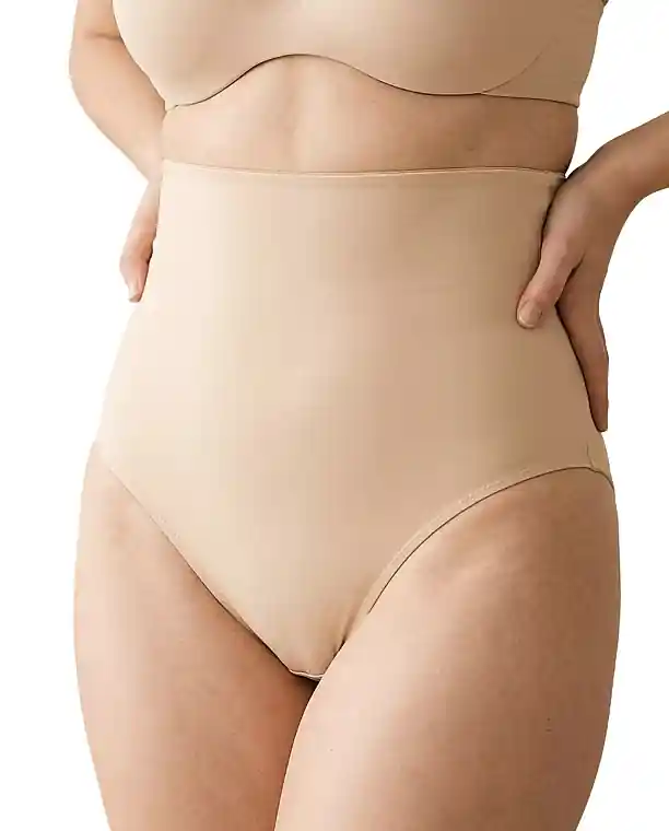 Women's High-Waist Shaping Briefs, BCL2600-001, Beige