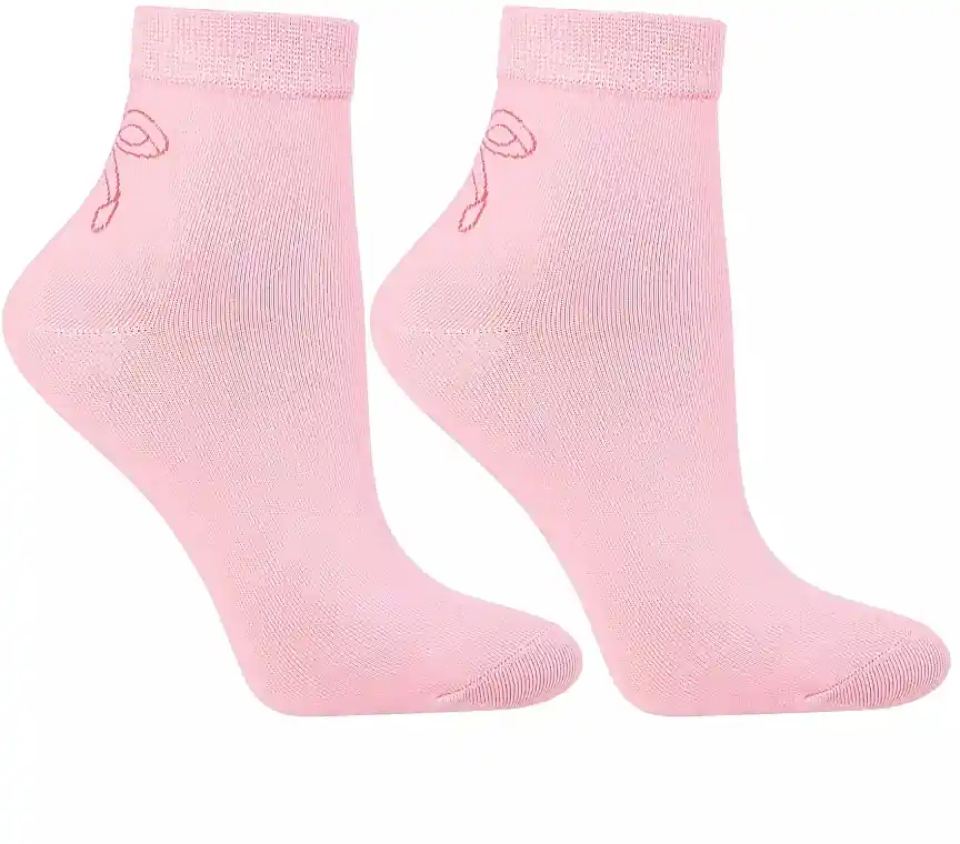 Women's Cotton Socks 3/4, CSL200-954, Pink