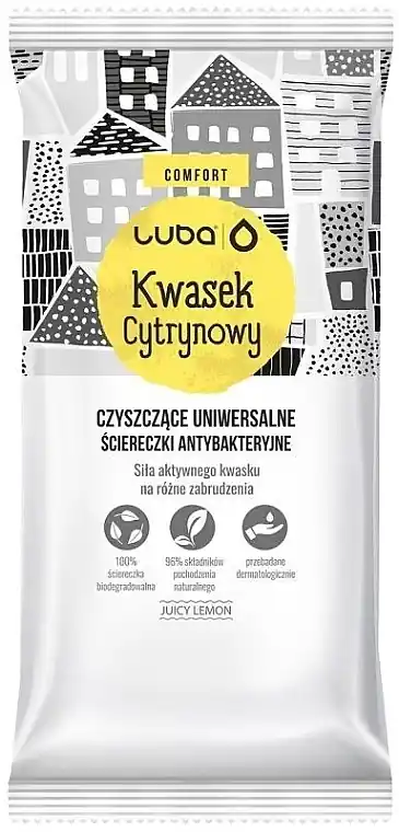 Universal Antibacterial Wipes 'Citric Acid' - Accessories