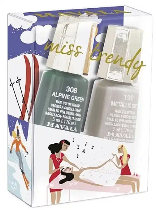 Nail polish set No. 9211016 “Miss Trendy Alpine” - Nails