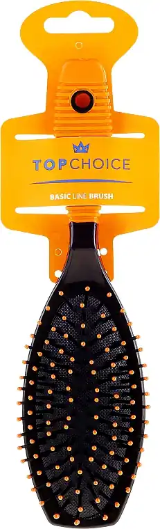Hair Brush, 2052, black-orange