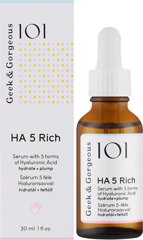 Dry Skin Serum with 5 Types of Hyaluronic Acid - Skin Care Products