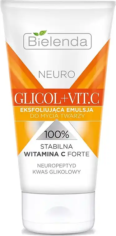 Bielenda Neuro Glicol + Vit.C Exfoliating Cleansing Emulsion - Makeup