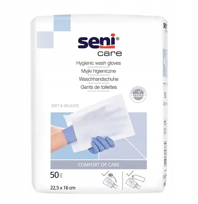 Disposable Wash Gloves, without film, 50 pcs - Accessories