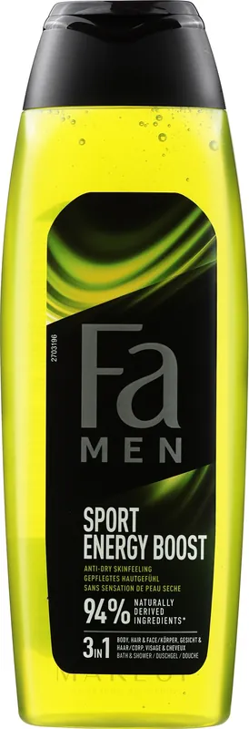 Shower Gel with Guarana & Ginseng Scent - Bath and Body