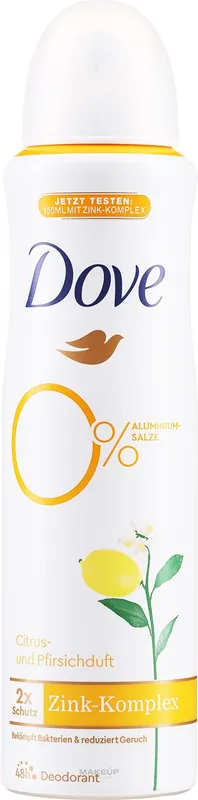 Deodorant Spray 'Citrus and Peach', aluminum-free
