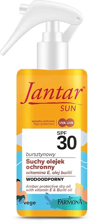 Amber Dry Body Protective Oil SPF 30 - Bath and Body