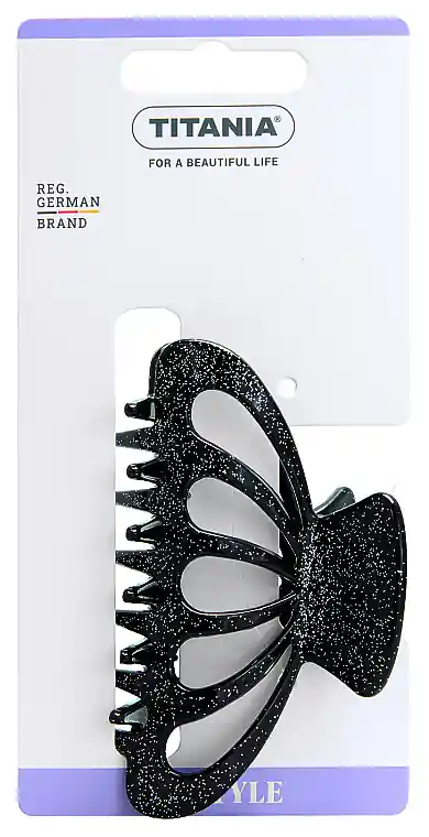 Claw Clip, black, 9 cm - Accessories
