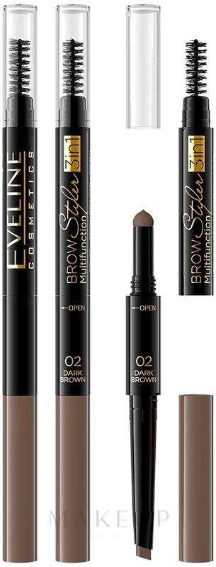 Eveline Cosmetics Brow Styler 3in1 Multifunction - Makeup