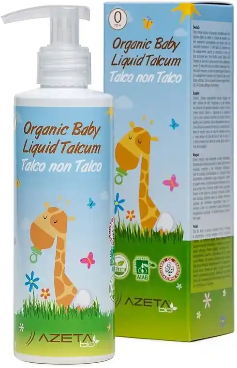 Organic Baby Cream with Liquid Talc - Bath and Body