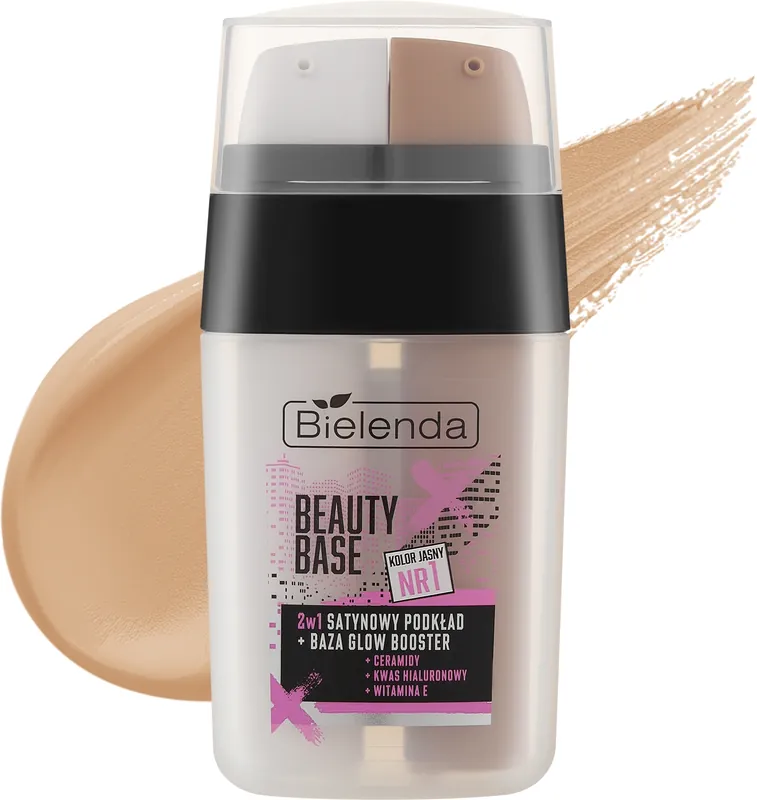 Bielenda Beauty Base Satin Foundation + Glow Booster - Makeup