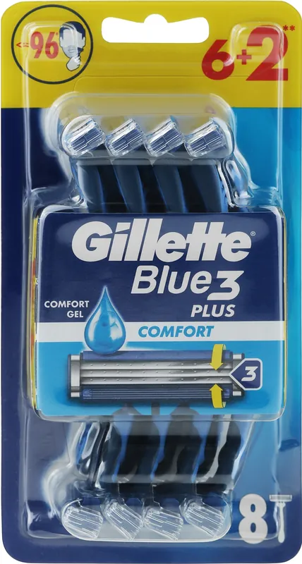 Disposable Shaving Razor Set, 6+2 pcs - Men