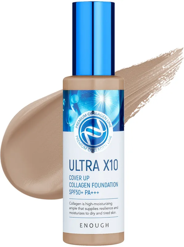 Enough Ultra X10 Cover Up Collagen Foundation SPF50+ PA +++ - Makeup