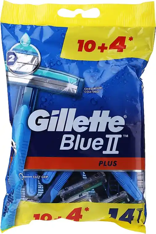 Disposable Shaving Razor Set, 10+4 pcs - Men