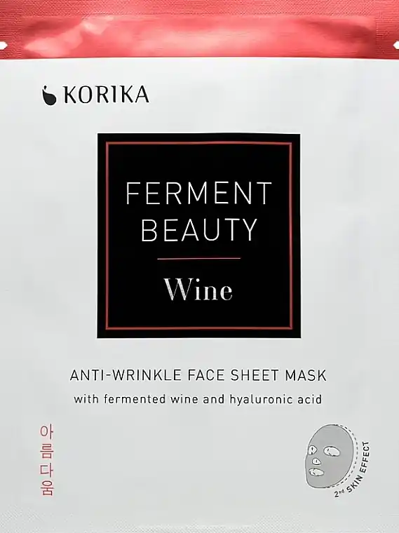 Anti-Wrinkle Face Mask with Fermented Wine & Hyaluronic Acid