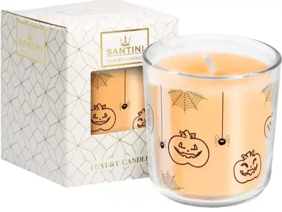 Autumn Pumpkin Scented Candle - Bath and Body