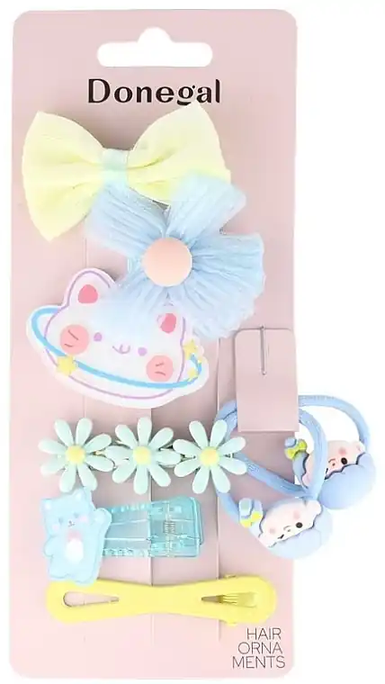 Kids Hair Accessories Set 'Lolly', FA-5776, blue