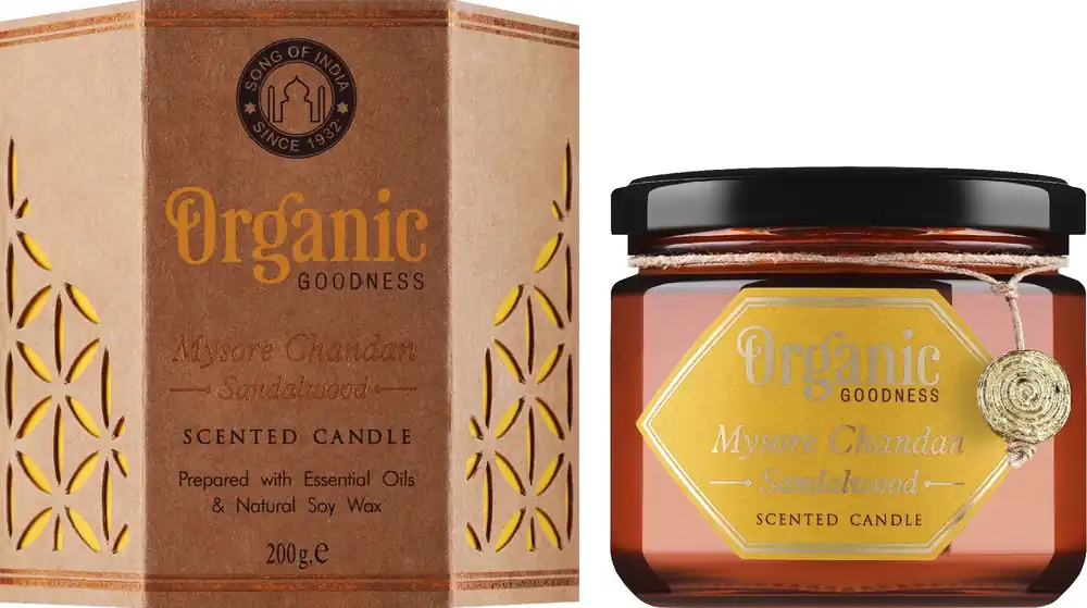 Scented Candle "Mysore Chandan Sandalwood" - Bath and Body