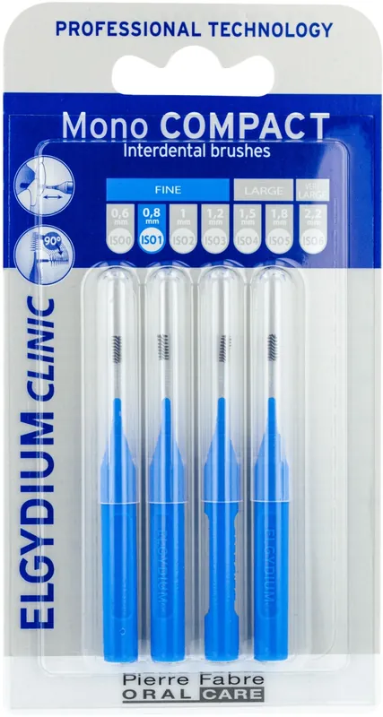 Interdental Brush, blue, 4 pcs - Bath and Body