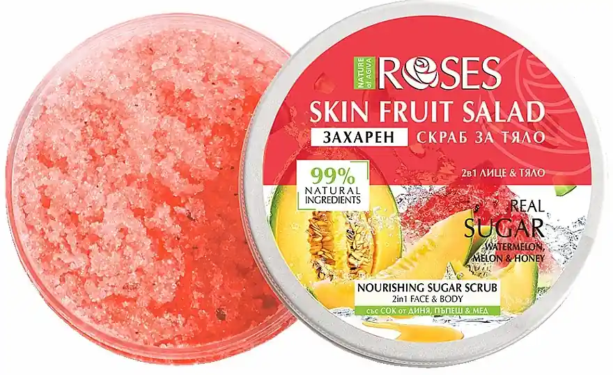 Watermelon, Melon & Honey Face & Body Scrub - Bath and Body