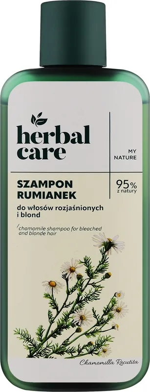 Shampoo with chamomile extract for bleached and blonde hair