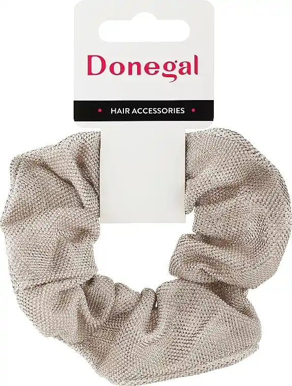Hair Tie, FA-5724, beige with gold thread