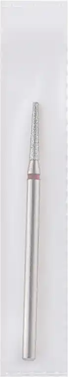 Diamond Nail File Drill Bit, frustum, L-10 mm, 1.8 mm, red