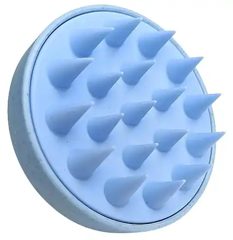 Biodegradable Brush for Massaging & Washing Hair, blue - Accessories