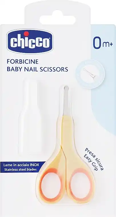 Safety Baby Nail Scissors, orange - Accessories
