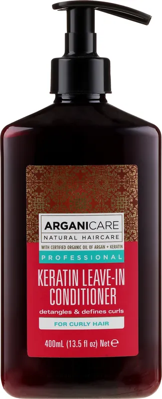 Leave-In Keratin Conditioner for Curly Hair