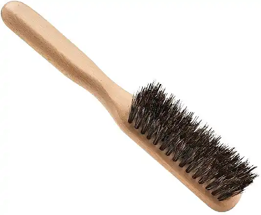 Boar Bristle Hair Brush, soft, rectangular - Accessories