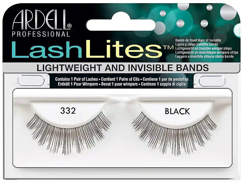 Ardell LashLites Lightweight and Invisible Bands Black 332 - Makeup
